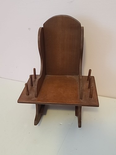 Vintage 80s 90s wooden rocking - vintage,
