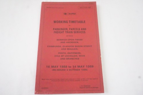 1988 scottish region - 1988, railway