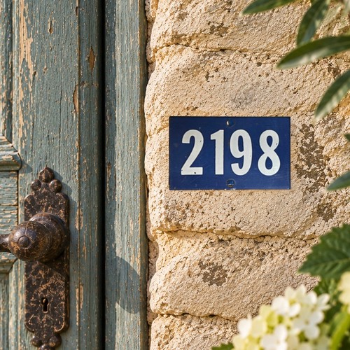 Vintage french enamel house - vintage,