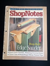 Wood Technique Magazine-Shop-Built Edge Sander