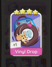 Vinyl Drop Four Star Sticker