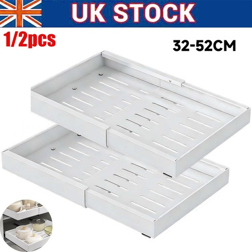 Pull out cabinet organizer - out,