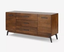 Made.com Lucien large sideboard, Dark Mango Wood. Complete RRP £1140 R43