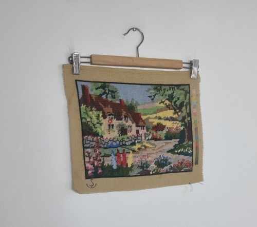 Vintage tapestry cottage - vintage,