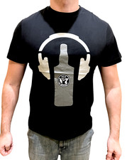 Official Jack Daniels Music Festival T-shirt  With Cartouche Logo On Back