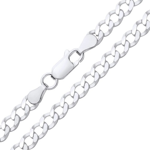 Sterling silver 925 5mm flat - silver,
