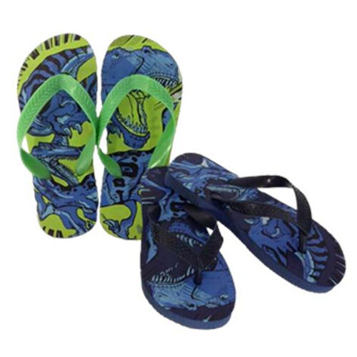 Children dinosaur flip flops - children's,