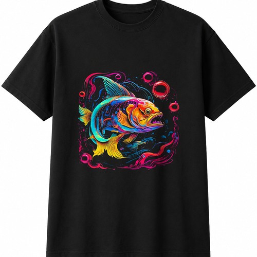 Neon ghost carp - carp, underwater