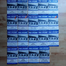 Poole Pirates Speedway Programmes 1953 x 19 & 3 Dups. Signed by Ken Middleditch