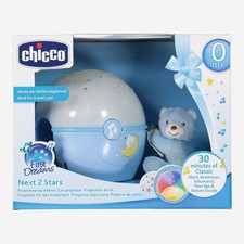 Chicco Next2Stars Baby Night Light Blue - Star Light Projector For Cots & Cribs