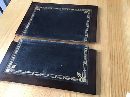 Antique writing slope - writing, boards
