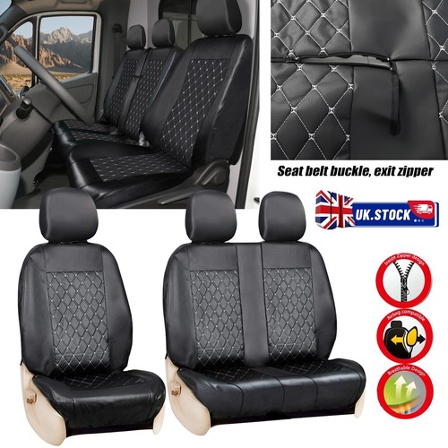 Front black leather - 2+1,
