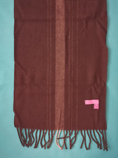 RADLEY BROWN CHECKED PATTERN 100% LAMBSWOOL SCARF WITH SEWN IN RADLEY LABEL