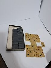 Vintage Double Six Dominoes By Whitman 53 Tiles & 26  MAHJONG Tiles (e)