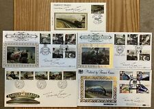 TERENCE CUNEO SIGNED COVERS & INSERTS. (5)   