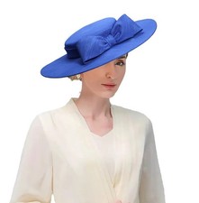 Women Wide Brim Hat Big Bow