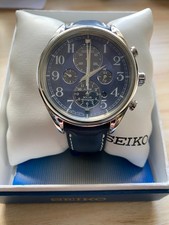 SEIKO ANALOGUE QUARTZ SOLAR CHRONOGRAPH CAL V174