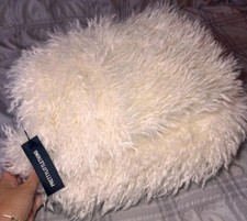 PLT  Cream slouchy Bag Fluffy