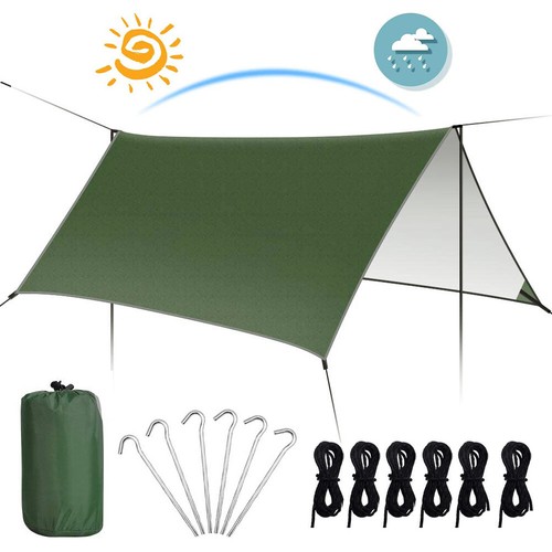 3x3 camping tent tarp - m,