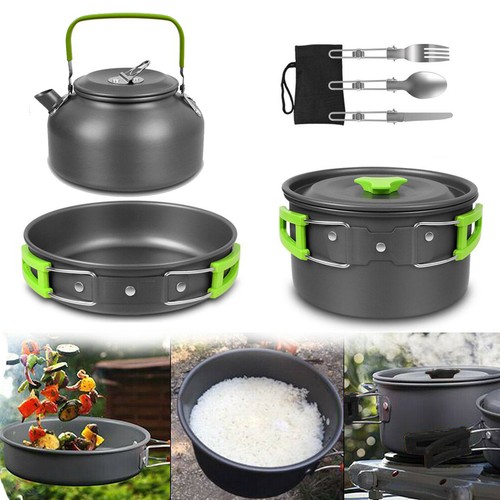 Camping cookware set - camping,