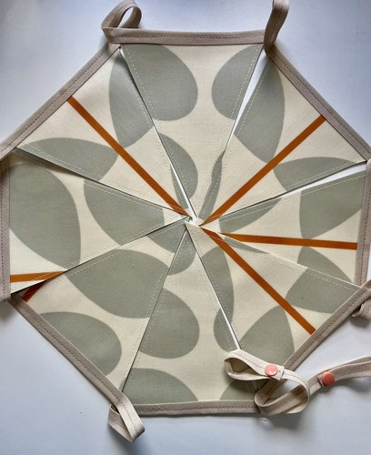 Handmade oilcloth bunting - oilcloth,