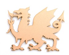 MDF Welsh Dragon Craft Shapes