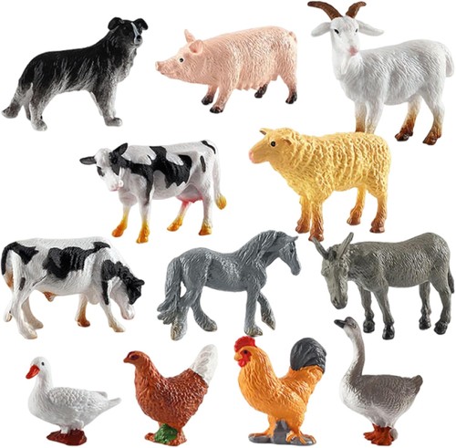 Piece farm animals for 2 - 12-piece,