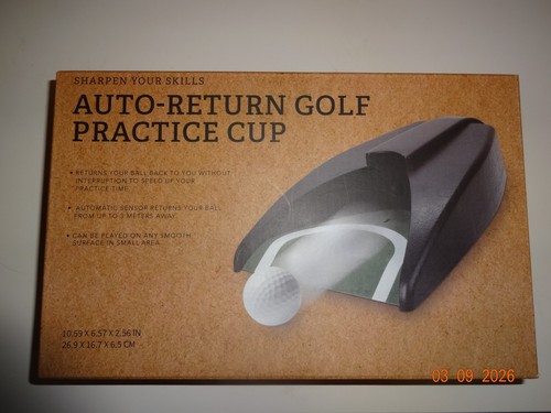 Golf ball auto return putting - return,