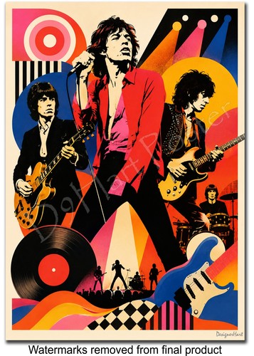 Rolling stones poster a3 - poster.,