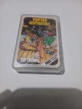 RARE ORIGINAL VINTAGE WADDINGTONS WESTERN GUNFIGHTERS TOP TRUMPS 1970s 