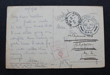 Ashtead, Epsom, Surrey & Army Post Office R.48 1918 postmarks on a Horse postcar