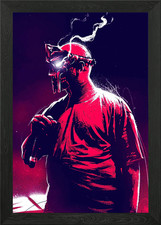 mf doom Figure in Red Framed