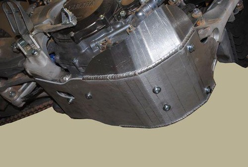 Skid plate aluminium enduro - plate,