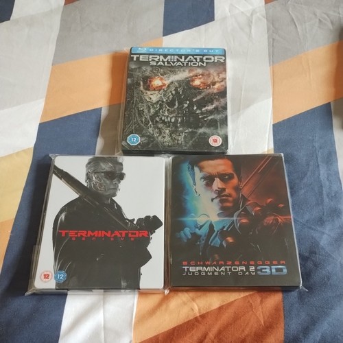 Terminator blu ray - steel, books