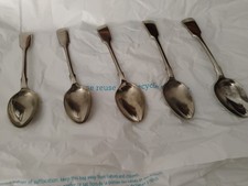 5 Nevada Silver D & A Spoons 5