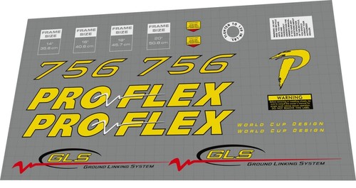 Pro flex 756 decal - 756,