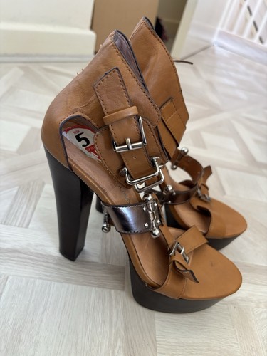 River island new brown clog - brown,