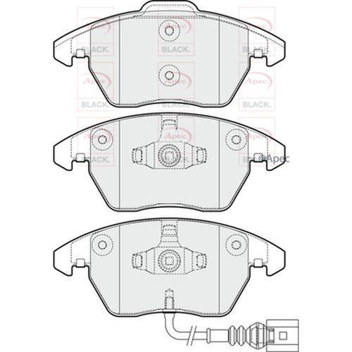 Brake pads set for audi - pads,