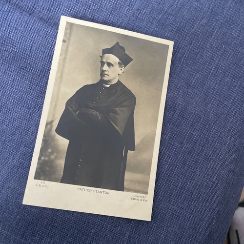 Religious old postcard father - religious,