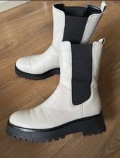 M&S Ecru Off White Pale Grey