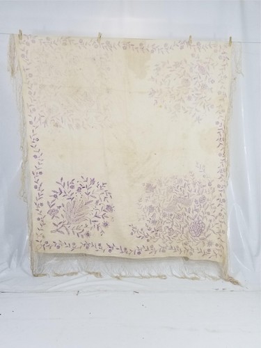 Antique chinese printed floral - chinese,