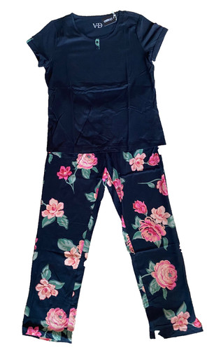 Ladies black pyjamas 16 - ladies,