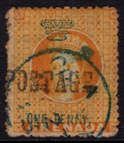 Grenada 1883 postage - (jan), "postage"