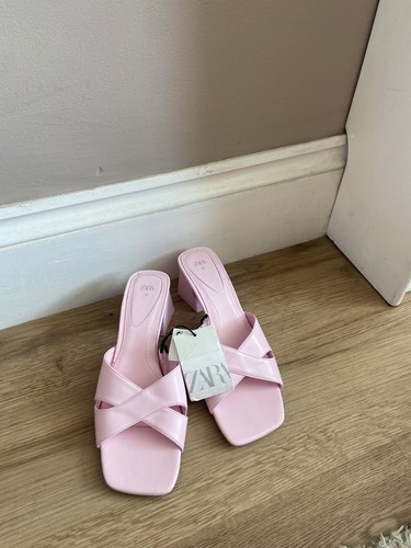 Zara baby pink cross strap - pink,
