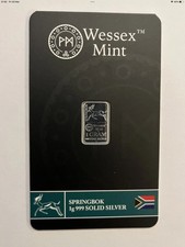 Wessex Mint 1 x 1g Springbok