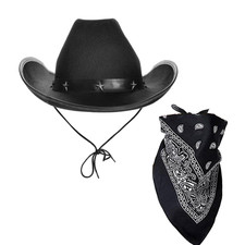 VIROSA Western Cowboy Hat with