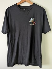 Fake Heroes Clothing t shirt size L Black Explore Back Print UFO