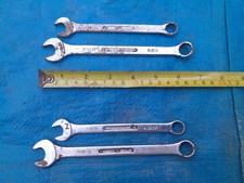 4 Britool Combination Spanners 7/16" & 1/2" AF