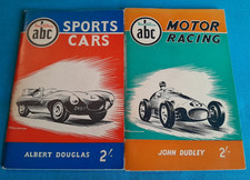 2 VINTAGE ABC BOOKS SPORTS CARS ADN MOTOR RACING vgc