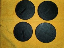 4x DYNAMIC Static Floating Wheel Cntr cap  60/65/70/72mm Plain Add Your Own Logo